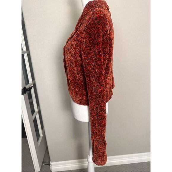 Y2K 90’s Style Multicolor Knitted Cardigan CB Design Medium hole - Picture 4 of 7